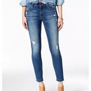 DL 1961 Florence Mid rise Skinny Ripped Jeans